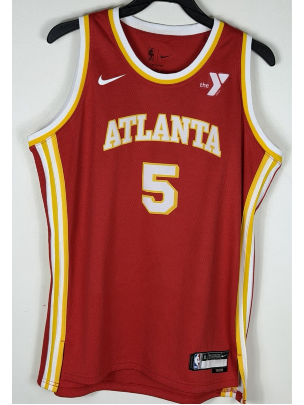 Nike Dejounte Murray Atlanta Hawks Icon Edition Swingman Jersey Men's size XL